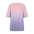 thumbnail image 5 of Uooqdmx Oversized Tshirts for Women, Tunics or Tops to Wear with Leggings, Oversized Workout Shirts for Women, Athletic Tops for Women, Womens T Shirts Loose Fit, Purple XL, 5 of 5
