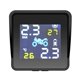 thumbnail image 1 of Motorcycle Tire Monitor USB Rechargeable High-precision Easy Installation LCD Screen with Solar Panel Monitoring Wireless Sensing Waterproof Motorcycl, 1 of 5