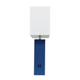 thumbnail image 2 of Elegant Designs Modern Leather Table Lamp with USB and White Fabric Shade, 2 of 7