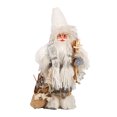 thumbnail image 2 of LEFTHIGH Home Santa Claus Figurines 18inch Christmas Standing Santa Claus Doll Xmas Santa Claus Statue for Christmas Window Display Scene Home Desktop Decoration Xmas Home Decor, 2 of 7