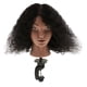 thumbnail image 1 of Cabezas de ejercicio de cabello Cabeza de maniquí de silicona femenina, 1 of 9