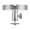 Silver_10cm, variant on High Strength Metal Projector Bracket Ceiling Mount With Ball Head And 1/4Inch Thread for Various Models