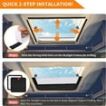 thumbnail image 4 of Bgsha Shading Pad Sunshade RV Skylight Sunshade 41*41cm Aluminum Film Foldable RV Roof Insulated Reflective Shading Pad, 4 of 10