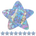 thumbnail image 1 of 50 unidades de apósitos adhesivos portátiles con purpurina en forma de estrella para heridas., 1 of 8