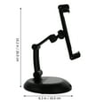 thumbnail image 2 of Shisuyan 1Pcs Video Watching Angle Adjustment Desktop Phone Holder Black Metal Support, 2 of 8