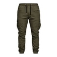 thumbnail image 6 of Vetsdori Mens Cargo Pants Breathable Drawstring Zipper Pocket Gifts for Men Sport Travel Elastic Waist Pantalones Trousers for Men Casual, 6 of 6