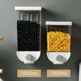 thumbnail image 4 of TACILIP Cereal Containers, Easy Press- Kitchen Food Storage Container Cereal Dispenser Oatmeal Wall Mounted 1000ml, Gift for Women, 4 of 4