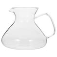 thumbnail image 1 of Coffee Kettle Clear Glass Coffee Carafe Coffee Tea Pot with Spout Handle 300ml, 1 of 8