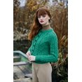 thumbnail image 3 of SAOL Aran 100% Merino Wool Cable Knit Cardigan Sweater Women's Button Up Jacket Made in Ireland, 3 of 7
