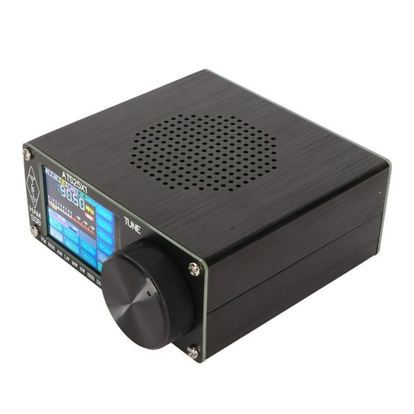 DSP Radio Receiver, Compact 3000mAh Battery FM LW MW SW SSB 2.4in Color Touchscreen ATS25X1 Si4732 Receiver Type C Charging for Travel
