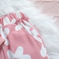 thumbnail image 5 of Kkkded Toddler Baby Kids Long-Sleeved Hooded Outfits for Girls Print Zip Sweatsuit Tops Casual Trousers Sprinting Fall 2PCS Set 2-6T, 5 of 9