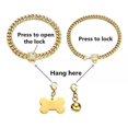 thumbnail image 3 of Rumypet Collar De Cadena De Oro Para Perro, Collar De Cadena, 3 of 5