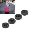 thumbnail image 5 of Veeki 4pcs Silencieux PVC Roues de Valise Remplacement Rotation Flexible PVC Matériel Roues de Valise pour la Réparation de Bagages-0518, 5 of 5