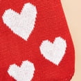 thumbnail image 5 of Autumn and winter pet clothes Valentine's Day love lovely peach heart knitting sweater, 5 of 5