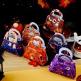 thumbnail image 1 of Bolsas de Dulces de Halloween con Diseño de Calabaza Espeluznante | Bolsas Personalizadas Hechas a Mano para Pedir Dulces | Tela No Tejida | Multicolor | 1 Unidad | 13 X 12 Cm | Diseños Festivos con, 1 of 6