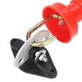 thumbnail image 1 of Spptty Poignée de Porte à Ressort Poignées de Porte à Ressort Isolées de 10 Pcs avec 10 Isolateurs pour Clôture Électrique, 1 of 8