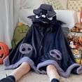 thumbnail image 4 of Pijama de felpa de murciélago de dibujos animados Kawaii para mujer, capa de Anime, disfraz de Halloween, pijamas de invierno para adultos, capa de Manta, Y2k, 4 of 4