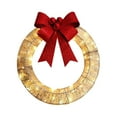 thumbnail image 1 of AMLESO Light Up Christmas Wreath, Hanging Wreath, Door Wreath, Artificial Flower Wreath, 1 of 8