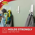 thumbnail image 3 of Command Large Utility Hook 17003ES - Adhesive Easy Installation - 3 Pack, White, 3 of 9