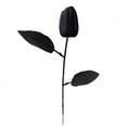 thumbnail image 3 of PENGXIANG Simulation Black Tulip Silk Cloth Flower Decoration Decorations 5pcs Single Artificial Flowers, 3 of 9