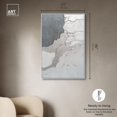 thumbnail image 5 of Chasm of Gray I Canvas Print Elegant Wall Decor by Art Remedy, White Frame, 30 x 45, 5 of 7