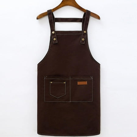 

Cooking Kitchen Apron Waterproof Bib Chef Apron for Restaurants Garden Homes Coffee