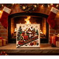 thumbnail image 3 of DIY Christmas Pearl Diamond Painting Art Kit, Christmas Pearl Beads Art Craft for Adults Beginner, Gemstone Diamond Dots Beads for Home Wall Decor, Healing Stress-Relieving, 3 of 5