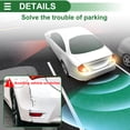 thumbnail image 4 of Sistema de Radar de Respaldo Universal para Automóviles Unique Bargains Detección de Distancia Tono Plateado 4 Sensores de Estacionamiento, 4 of 7