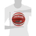 thumbnail image 3 of Balón de baloncesto unisex Molten BGR-RW, rojo/blanco, talla 6, 3 of 3