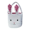 thumbnail image 2 of Hearth & Gear Easter Tote Bag Cute Cartoon Rabbit Large Capacity Children Festival Present Bag Party Decorations for Girls 12th Birthday Party Decorations for Men 60th Birthday Party Decorations for, 2 of 4