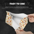 thumbnail image 3 of Goofa Cartoon Squirrel Pattern Triangle Square Tissue Box Cover, Modern PVC Leathe Facial Paper Holder,Decorative Holder/Organizer for Bathroom Vanity Countertop, 3 of 9