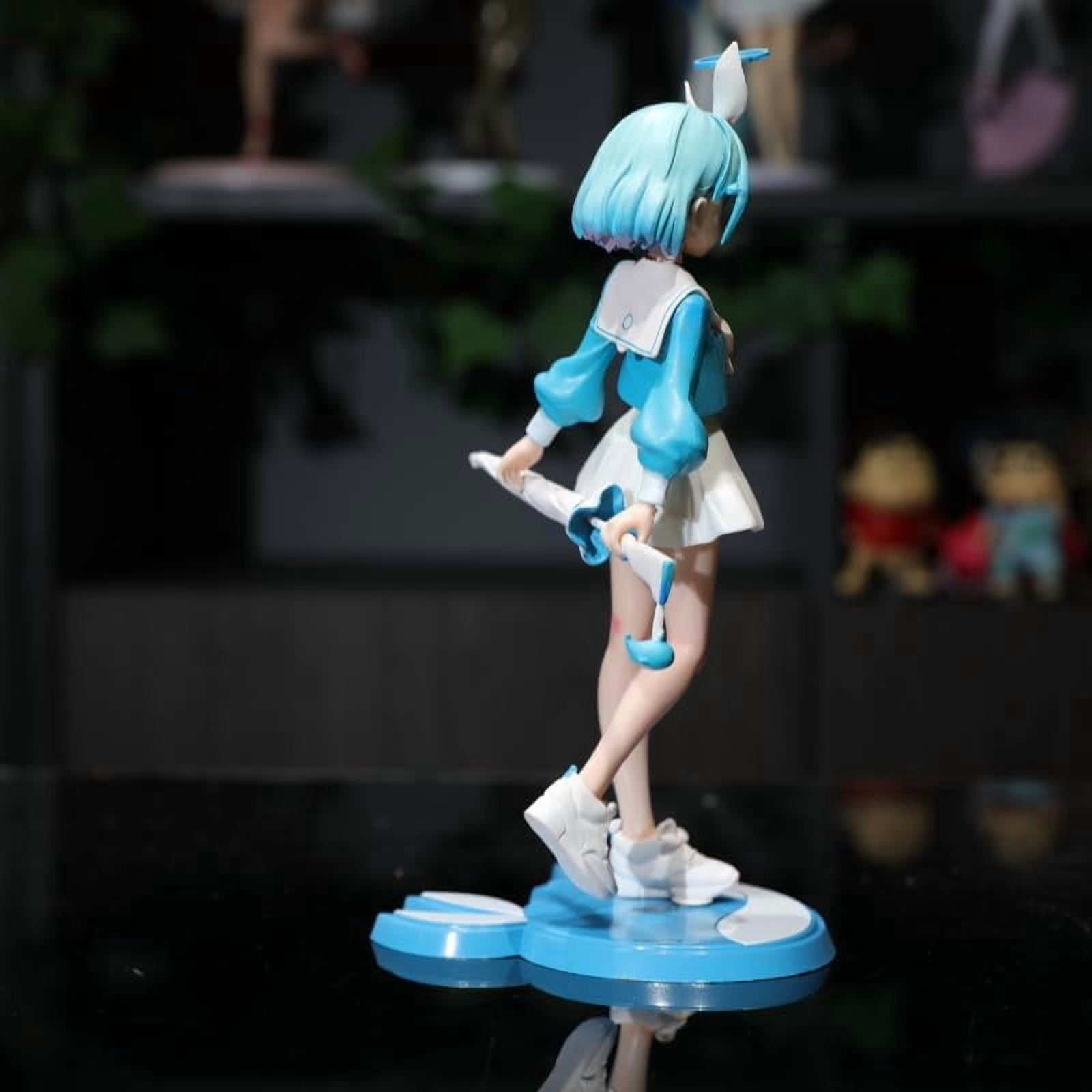 Newly Arona Figure Blue Angel Arona Action Figures 21cm/8.3inch Handmade PVC Statues Collectible Souvenirs for Anime Fans Gifts