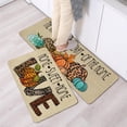 thumbnail image 3 of Fall Kitchen Mat Set,Fall Kitchen Rug,Fall Gnome Pumpkin Truck Kitchen Mat (17"x47.2"+17"x23.6"), 3 of 6