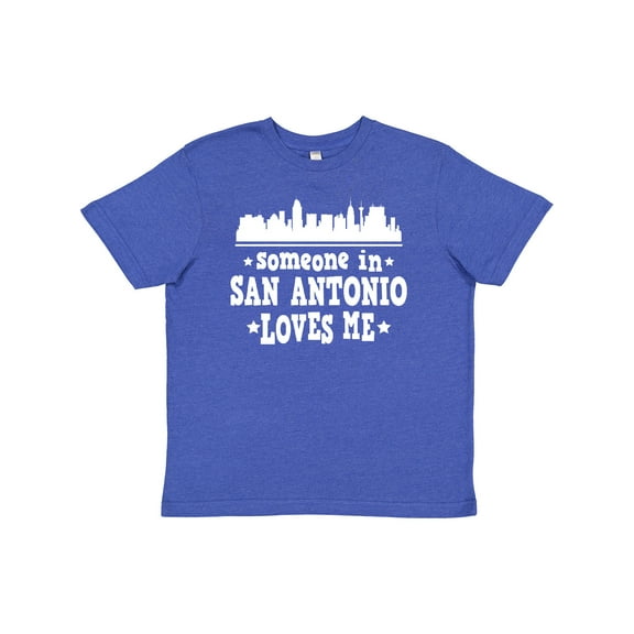 Inktastic Someone in San Antonio Loves Me Texas Youth T-Shirt