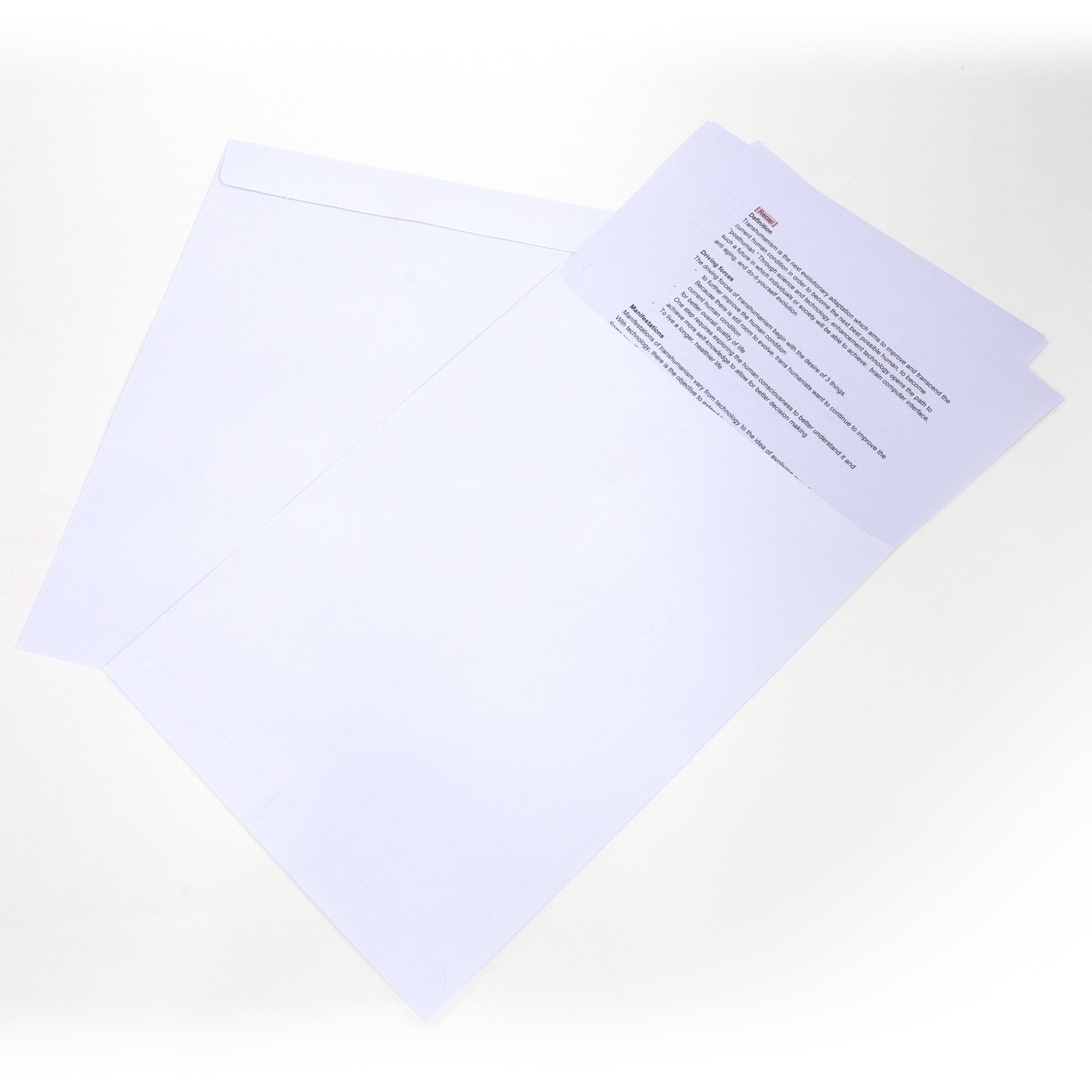 BAZIC White Catalog Mailing Envelope 9" x 12" Self Seal Envelopes, 240-Count