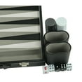thumbnail image 4 of Game Chess Board Backgammons Set Board Game Leather Case Portable and Travel Backgammons Set Travel Folding Board Game, 4 of 8