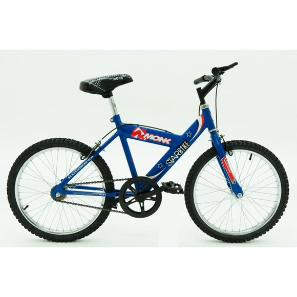 Bicicleta Infantil Económica de Montaña Rodada 20 1 Velocidad Azul Monk Starbike