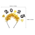 thumbnail image 2 of BEADCEST Graduate Party Supplies Graduation Cap Headband Cloth Iron for Graduation Season Headdress 1Set, 2 of 6