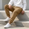 thumbnail image 7 of Evdexr Men's Baggy Sweatpants Drawstring Tapered Joggers 2026 Loose Fit Lounge Outdoor Pants Breathable Wide Leg Back To School Slacks with Pockets XL, 7 of 7