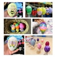 thumbnail image 7 of 4Pcs Fall Resistant Artificial Egg Smooth Surface Plastic Realistic DIY Easter Compact Chicken Egg for Kids, 7 of 7
