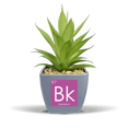 thumbnail image 1 of Chestry Elements Period Table Actinide Berkelium Bk Fake Pineapple Flower Pot Vase Mini Decor, 1 of 3