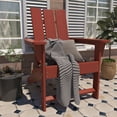 thumbnail image 2 of CASAINC Modern Red 3-Pack 4.7 inch W Arm Outdoor Patio Folding Wood Adirondack Chair, 2 of 9