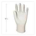 thumbnail image 4 of Boardwalk BWK345MCT General Purpose 4.4 Mil Powder-Free Latex Gloves - Medium, Natural (1000/Carton), 4 of 7