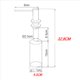 thumbnail image 4 of 2X Dispensador de Jabón para de Cocina, Bomba de Encimera, Loción de Manos, Botella Integrada, Dispensador de Jabón con Tornillo de Acero Inoxidable, Negro Mate, 4 of 8