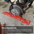 thumbnail image 3 of Wheel Alignment Tool Plates Iron Accurate Measurement Secure Anti Drop Groove Wheel Toe Alignment Tool Sedan SUV, 3 of 7