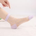 thumbnail image 6 of YooGuoGuo Women Sheer Socks Sheer Ankle Socks for Women and Girls, 6 of 7