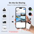 thumbnail image 4 of Lector de tarjetas SD SXRBSSM USB-C para iPhone 15/16/17, 4 of 9