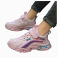 thumbnail image 3 of Zuwimk Boys Girls Sneakers Slip on Lightweight Kids Running Walking Shoes Breathable for Toddler/Little Kid/Big Kid(Pink,12-12.5 Years), 3 of 7