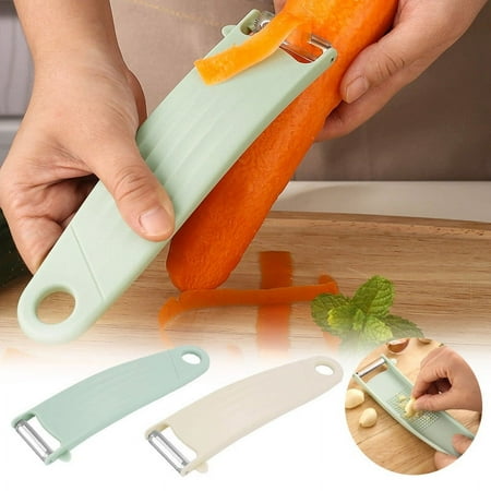 

Clearance Today Sales!Fruit And Vegetable Peeler Kitchen Household Peeling Knife Multifunctional Ginger And Garlic GrinderWarehouse Sale Warehouse Sale