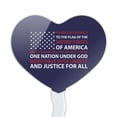 thumbnail image 2 of USA Flag Pledge of Allegiance America Heart Love Cupcake Picks Toppers Decoration Set of 6, 2 of 6